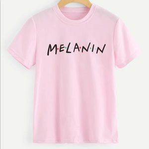 Melanin T-Shirt light pink